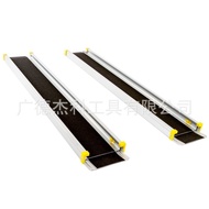 8ft-243cm Ramp zap2801 Box Aluminum Ramp Retractable Aluminum Wheelchair Motorcycle Ramp Aluminum La