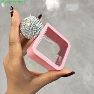 SEPTEMBER Rhinestone Perfume Bottle, Creative Empty Rhinestone-encrusted Spray Bottle, Refillable Po