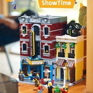 10312 Street View Series Jazz Club Assembled Building Block Toys
