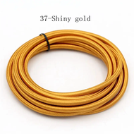 2m 3m 5m 10M VDE 2 Core 0.75mm2 Vintage Textile Covered Cable Fabric Braided Electrical Wire Flexibl