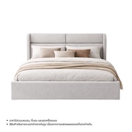 Koncept Furniture เตียงนอน ขนาด  6 ฟุต รุ่น Grei สีน้ำตาลอ่อน (194x220x114 ซม.)