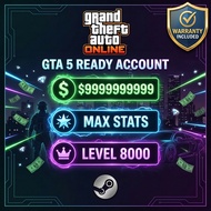 (PC) GTA 5 Account Rich Account Modded Account | Ready Account & Modded Account | Steam Platform
