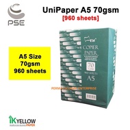 Uni Paper A5 Copier Paper 70gsm A5 PAPER (960sheets / pack)