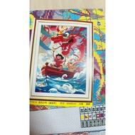 9ct cross-stitch painting with 4 threads