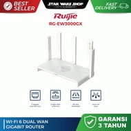RG-EW3000GX Wi-Fi 6 Mesh Router AX3000 Wi-Fi 6 Dual-WAN Gigabit Router Ruijie