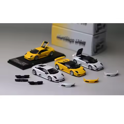 Phantom Knight PK 1:64 Bat Murcielago LP640 Magnetic Open Cover Alloy car model