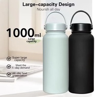 1000ml 304 Stainless Steel Bottle Thermos Vacuum Flask Tumbler With Handle Water Bottle Botol Air Be