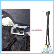 [LUCKY~]OBD2 Splitter 16 Pin Extension Cable: 1 Male to 2 Female Adapters, 1FT30CM