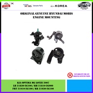 Kia Rondo Genuine Hyundai Mobis Engine Mounting (LH 21830-2G100/RH 21810-2G000/FRT 21910-2G100/RR 21