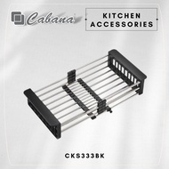 CABANA Kitchen Sink Accessories Stainless Steel Pull Out Kitchen Basket CKS333BK