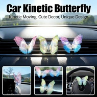 Cute Moving Decor Car Dashboard Console Ornament Car Accessories Mesmerizing Unique Kinetic Butterfl