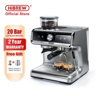 Mesin kopi HiBREW Barista Pro 20Bar Bean ke Espresso Cafetera mesin kopi tahap komersial dengan Kit 