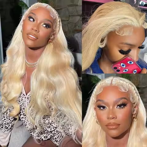 Alisa 613 Lace Frontal Wig Brazilian 13x4 Curly Human Hair Wigs For Women Body Wave 30 inch 13x6 Hd 