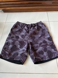 [極少著]A Bathing Ape迷彩短褲 沙灘褲 兩著法/ A Bathing Ape Camo Reversible Shorts / Beachshorts