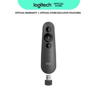 Logitech R500s Laser Class 1 Presenter Bluetooth and USB / Presentation Clicker - Universal Compatib