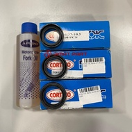 APIDO FORK OIL MOTORCYCLE HEAVY DUTY 170ml/ NOK FORK OIL SEAL 26-37-10.5 27-39-10.5 30-40-10.5 DUST 