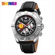 Jam Tangan Pria Analog Date SKMEI 9322 Chronograph Stainless Steel Water Resist Original