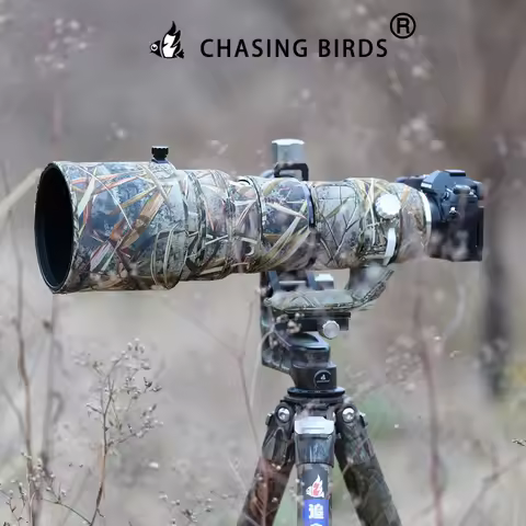 CHASING BIRDS camouflage lens coat for Olympus M.ZUIKO 150-400mm F4.5 TC 1.25X IS PRO waterproof OM 