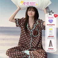 ROSYDOEDIAN - Oops Sorry Series ชุดอยู่บ้านลายจุด แขนสั้น