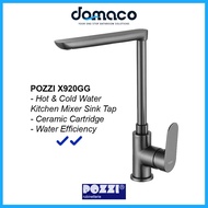 Pozzi X920GG Gun Grey Kitchen Sink Mixer Tap