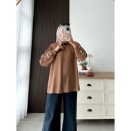 Mikasolo - Rayon Blouse Top Premium Rayon Cotton/Wanita