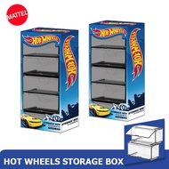 Original Hot Wheels Storage Box Car Toy Plastic Diecast 1/64 Model Display Case Collection Toys For Boys Children Birthday Gift