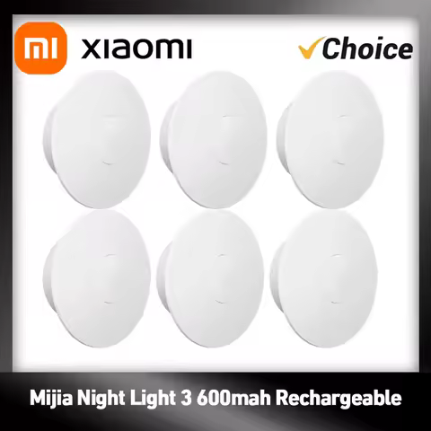 Xiaomi Mi Night Light 3 Version 600mah Rechargeable Motion Sensor Adjustable Brightness Smart Human 