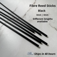 Reed Sticks for Diffuser Black 30cm 25cm 22cm 20cm 18cm 9.5cm Fragrance Aroma Essential Oil Bottle Car 3mm 4mm