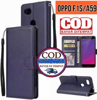 OPPO F1S/A59 FLIP LEATHER CASE PREMIUM-FLIP WALLET CASE KULIT UNTUK OPPO F1S/A59- CASING DOMPET-FLIP COVER LEATHER-SARUNG BUKU HP