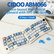 ☾CIDOO ABM066 Alice-layout VIA-programmable Hot Swappable Bluetooth/2.4Ghz/ Type-C Wired/WireleqGJp