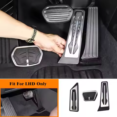 Car Pedal Protective Cover For BMW X1 F48 X2 F39 2016-2024 Gas Fuel Brake Pedals Pads Protector Stai