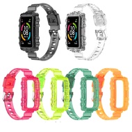 Transparent Silicone Band Strap for Huawei band 6 7 Honor Band 6 pro Wristband