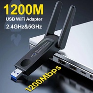 1200M USB3.0 WiFi Adapter Dual Band 2.4 5G AC1200 Wifi Network Card Wireless USB Dongle Receiver RTL