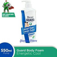 Termurah Sabun Cair Biore Body Guard Energetic Cool Botol Pump 550ml