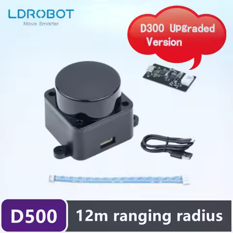 LDROBOT D500 Lidar Kit DTOF outdoor robot SLAM Navigation Scanning Radar Sensor support ROS1 ROS2 (C