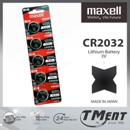 (WHOLESALE) MAXELL CR2032 CR2025 CR2016 GENUINE JAPAN 3V LITHIUM BATTERY cr 2032 CAR REMOTE Perodua 