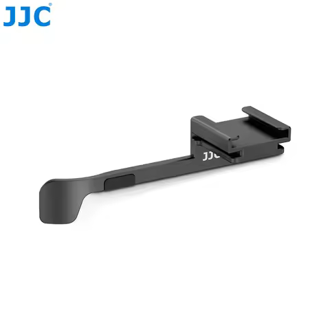 JJC Upgrade Thumb Grip for Fujifilm X half With Cold Shoe Mount Attachment LED Light Microphone Fuji