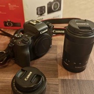 Canon EOS M50 with 2 Lenses EF-M 22 a...