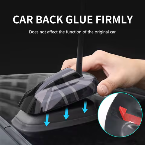 Car Exterior Trim Antenna Decoration Cover Sticker For MINI Cooper S JCW F65 F66 F56 F55 Car-Styling