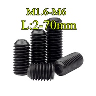 12.9 Grade (Concave End) Firm Screw Hexagon Socket Screw Headless Stop Screw Machine Mikimi M1.6/M2/