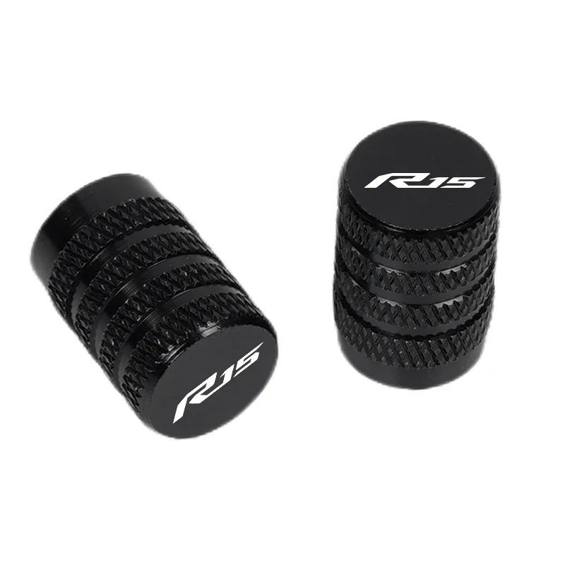 Yamaha | 2pcs Motorcycle Tire Valve Air Port Stem Cover Cap Plug For YAMAHA YZF R15 YZFR15 R15 V3 YZ