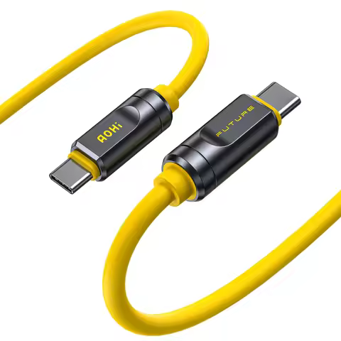 AOHI THE FUTURE Adonis USB4 2.0 Type C Cable 240W Fast Charging 3.3FT (120Gbps/ 8K/ PD3.1) For MacBo