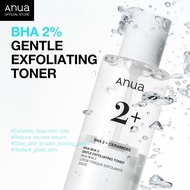 Anua BHA 2% + Ceramides Gentle Exfoliating Toner (150ml)