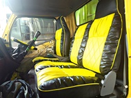 sarung jok mobil canter HDL 136 model sofa gratis sarung stir / cover jok HDL canter / lapis jok mit