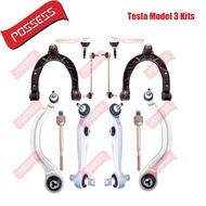 12 Pieces Front Axle Suspension Control Arm Stabilizer Link Tie Rod assemblies Kits For Tesla Model 