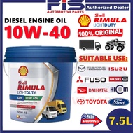 FIS Original Shell 10W-40 CH4 Diesel Engine oil Light Truck Hilux Minyak Hitam Lori Kecil 4x4 10W40