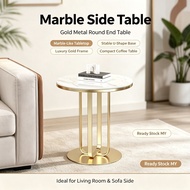 【In stock】Italian Sofa Side Table Rock Side Table Small Coffee Table Living Room Household Balcony M