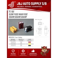FL-185 BRAND J&J SLOW FUSE MAIN FUSE (50AMP,60AMP,80AMP) FOR USE ON: UNIVERSAL VEHICLE