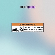 Do Not Screw Sticker Vinyl Glossy Sticker