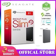 Seagate External Hard Drive 2TB 1TB Backup Plus Slim External Hard Disk HDD USB 3.0 Hard Drive